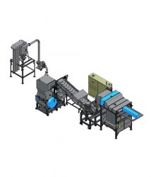 AGA System for Kinki Plastic Pallet Crushing, Grinding and Recycling AGA System for Kinki Plastic Pallet Crushing, Grinding and Recycling